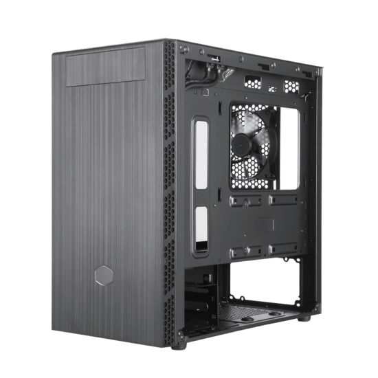 Cooler Master MasterBox MB400L Front Side Angled View