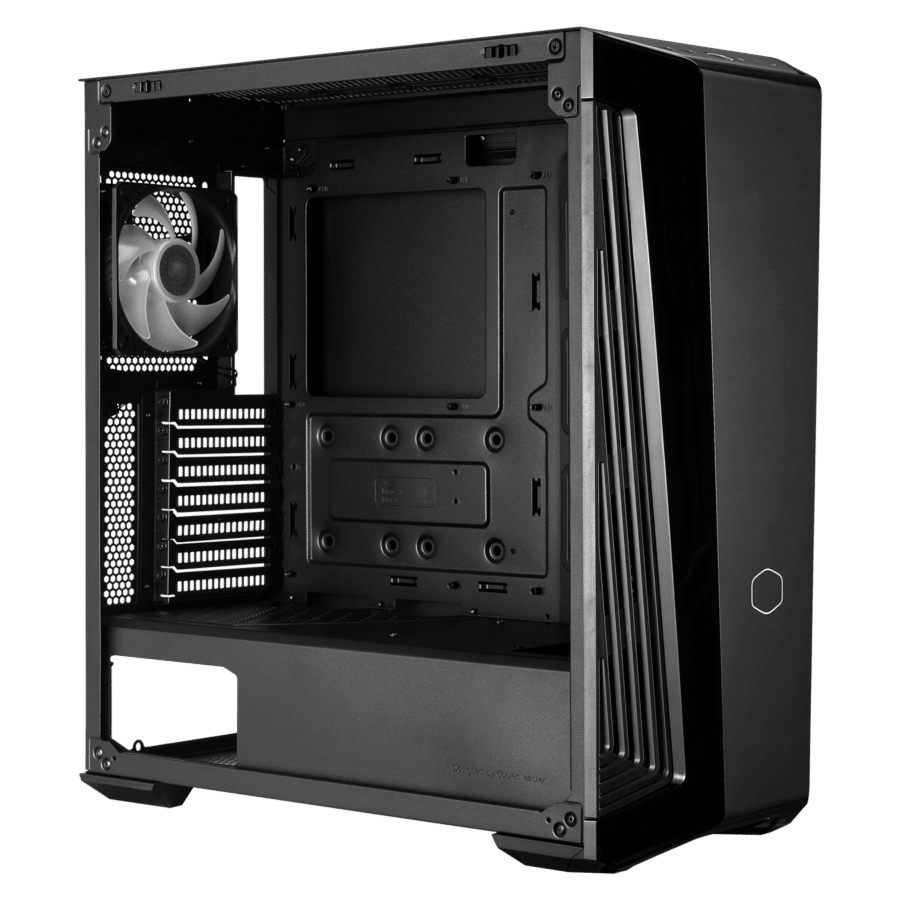 Cooler Master MasterBox 540 Side Interior Angled View