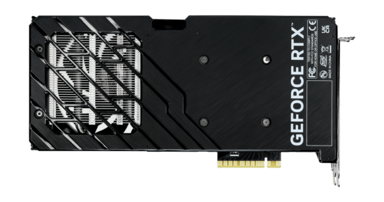 Palit NVIDIA GeForce RTX 4060 Dual Backplate View