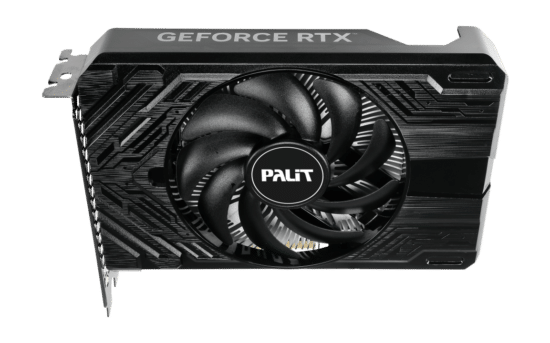 Palit NVIDIA Geforce RTX 4060 StormX Top Angled View