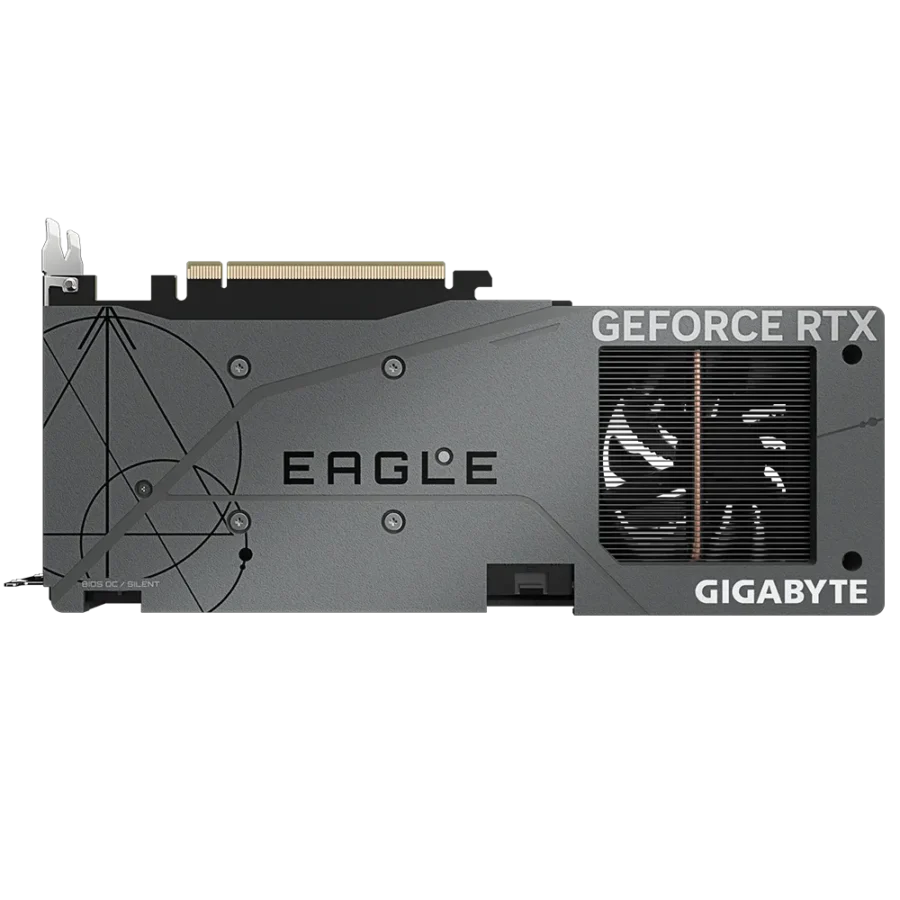 Gigabyte NVIDIA GeForce RTX 4060 EAGLE OC Backplate View