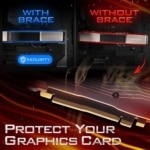 Antec Black Graphics Card Holder Lifestyle Image