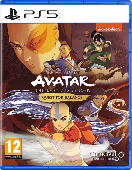 Avatar The Last Airbender Quest for Balance PS5 Box View