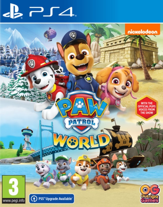 Paw Patrol World PS4 Box View