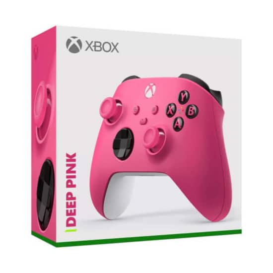 Xbox Wireless Controller - Deep Pink Angled Box View