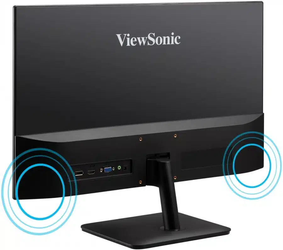 Viewsonic VA2432-MHD Back Speakers View
