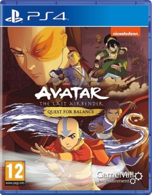 Avatar The Last Airbender Quest for Balance PS4 Box View