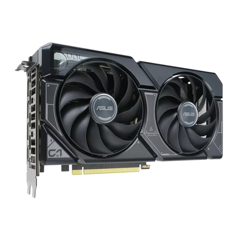 ASUS Dual NVIDIA GeForce RTX 4060 OC Front Side View
