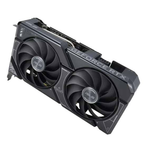 ASUS Dual NVIDIA GeForce RTX 4060 OC Edition Front Angled View