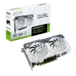 ASUS Dual NVIDIA GeForce RTX 4060 Ti White OC Edition Box View