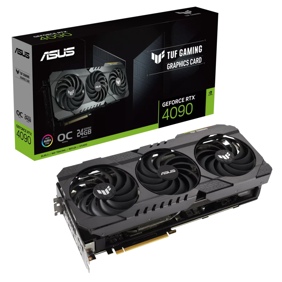 About the ASUS TUF Gaming NVIDIA GeForce RTX 4090 OG OC Box View