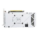 ASUS Dual NVIDIA GeForce RTX 4060 Ti White OC Edition Backplate View
