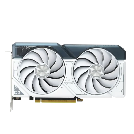 Asus DUAL RTX4060 OC White Front View