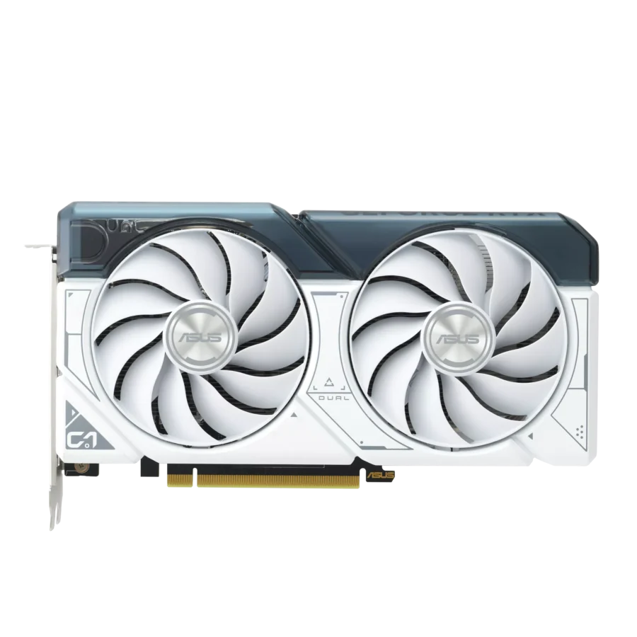 Asus DUAL RTX4060 OC White Front View