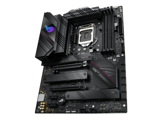 ASUS ROG Strix B560-E Gaming WiFi Motherboard Right Angled View