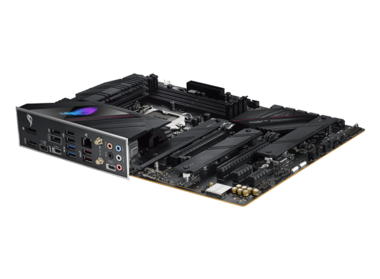 ASUS ROG Strix B560-E Gaming WiFi Motherboard Side Flat View