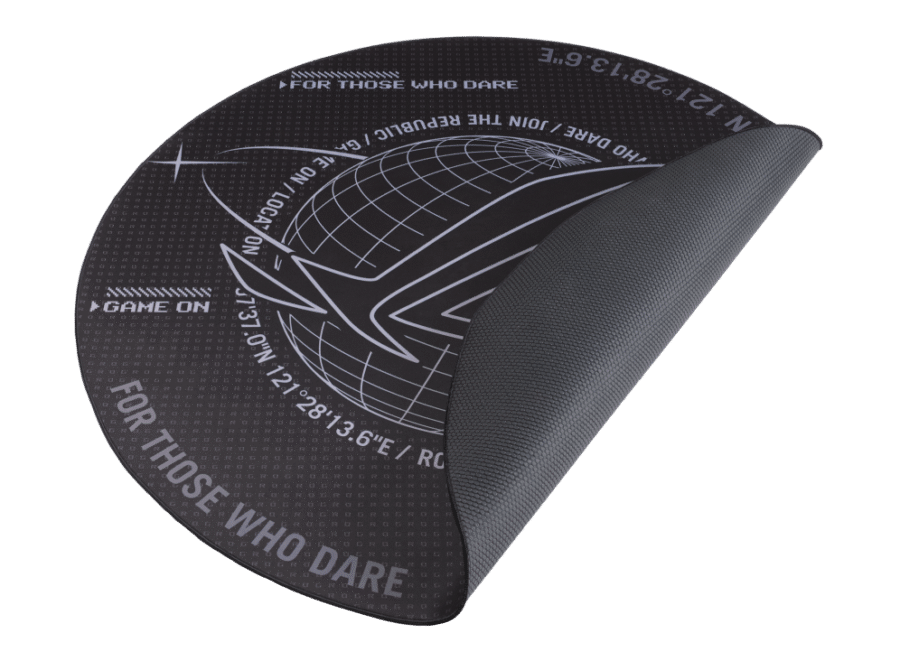 Asus ROG Cosmic Space-Themed Floor Mat Front View