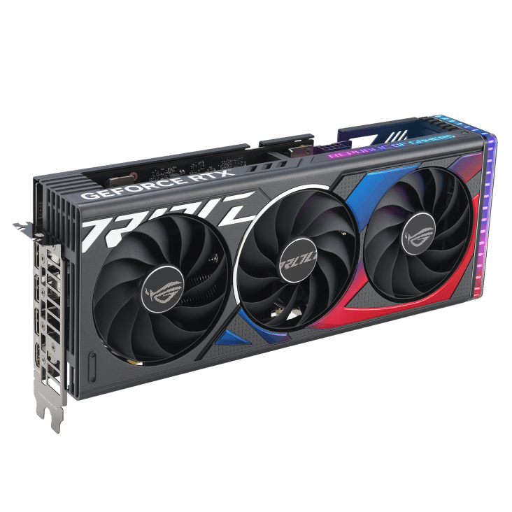 ASUS ROG Strix NVIDIA GeForce RTX 4060 Ti OC Front Angled View