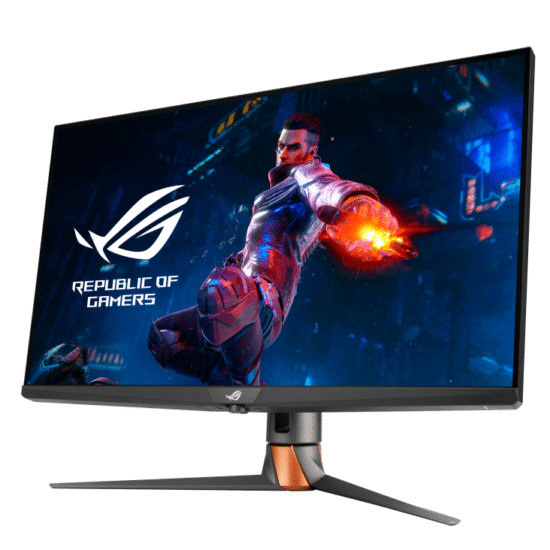 Asus ROG Swift PG32UQXR Front Angled View