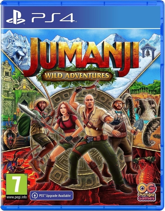 Jumanji: Wild Adventures PS4 Box View