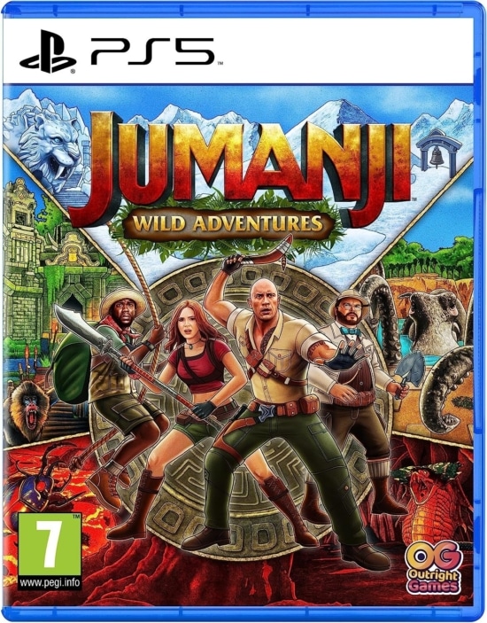 Jumanji: Wild Adventures PS5 Box View