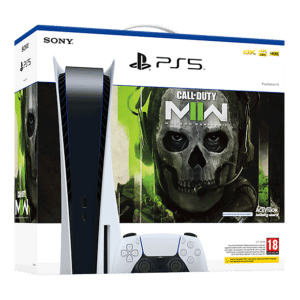 SONY PlayStation 5 Console + Call Of Duty Modern Warfare 2 Game Bundle Box View