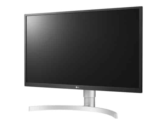 LG 27UL550P-W Front Angled View