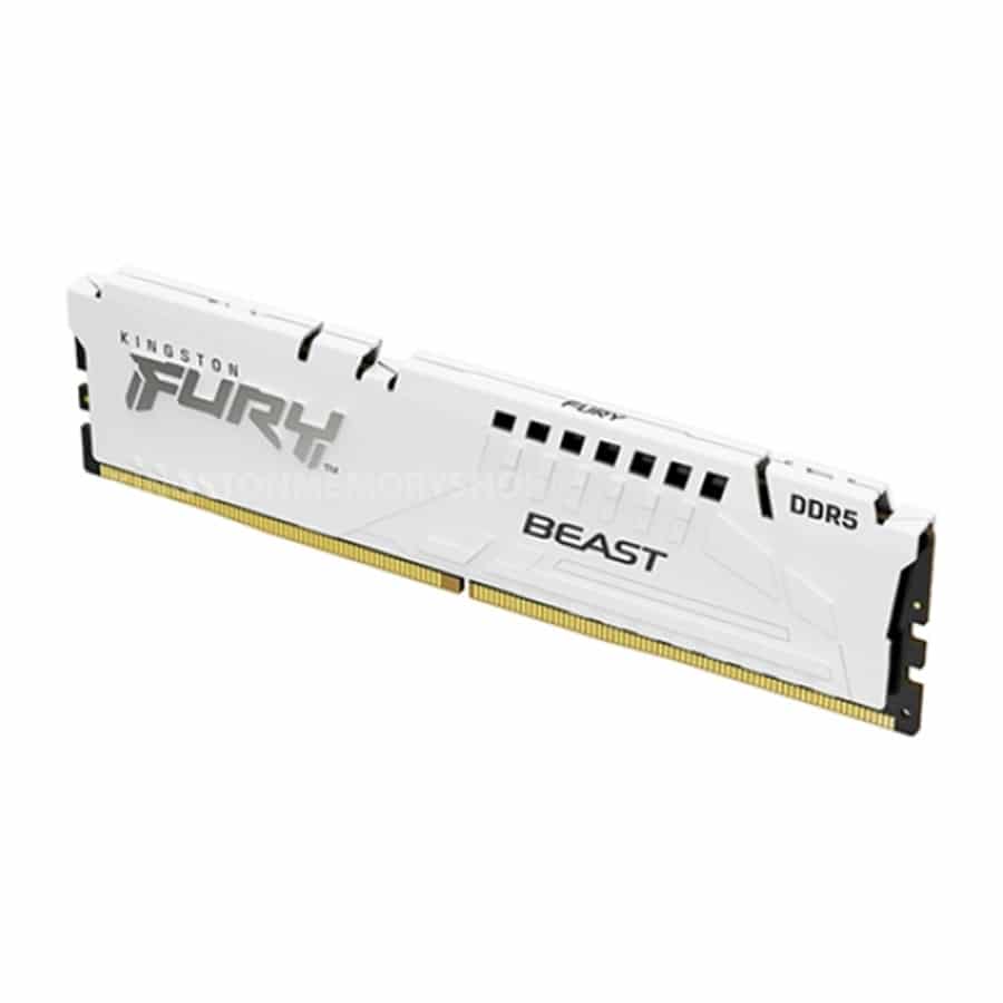 Kingston FURY Beast White 32GB Front Angled View