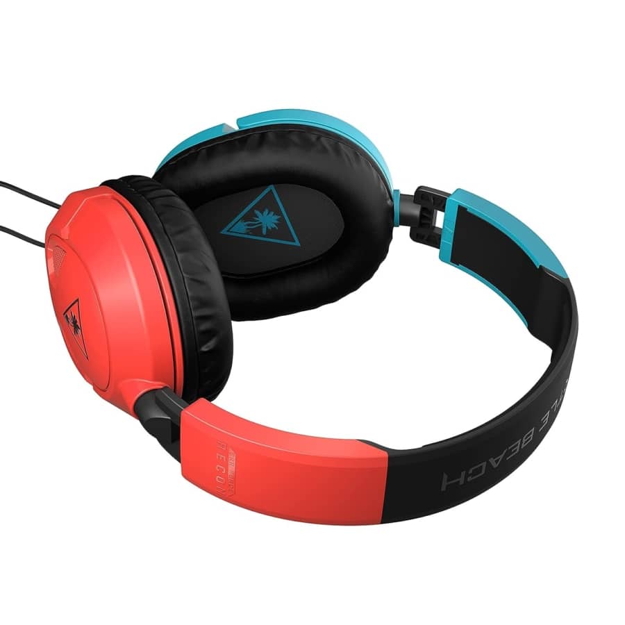 Turtle Beach Recon 50 Red & Blue Flat View