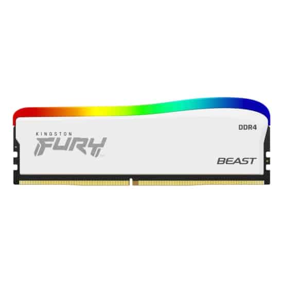Kingston FURY Beast RGB White Special Edition Front View