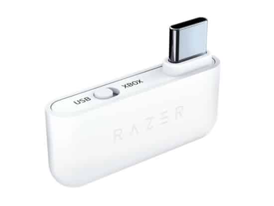 Razer Kaira HyperSpeed White USB View