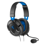 Turtle Beach Recon 50P Black & Blue Front Angled View