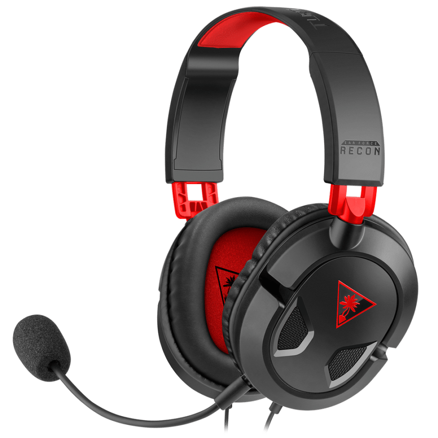 Turtle Beach Recon 50 Black Front Angled View
