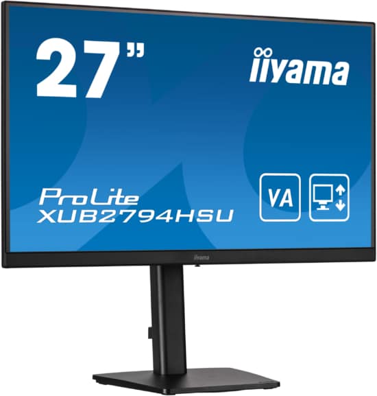 Iiyama Prolite XUB2794HSU-B1 1920 x 1080 FHD Monitor Right Side View