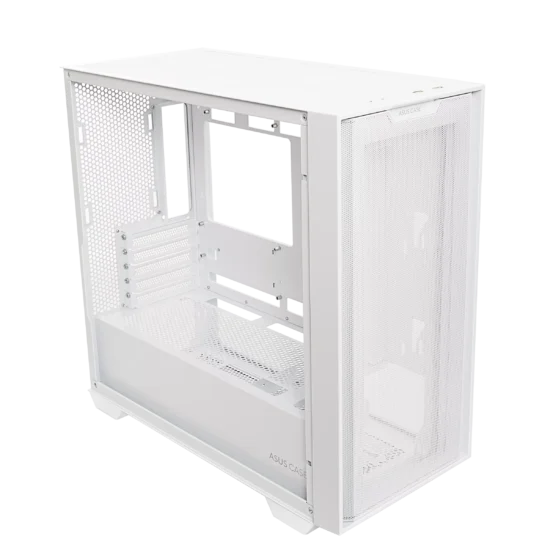 Asus Prime A21 White Angled Side View