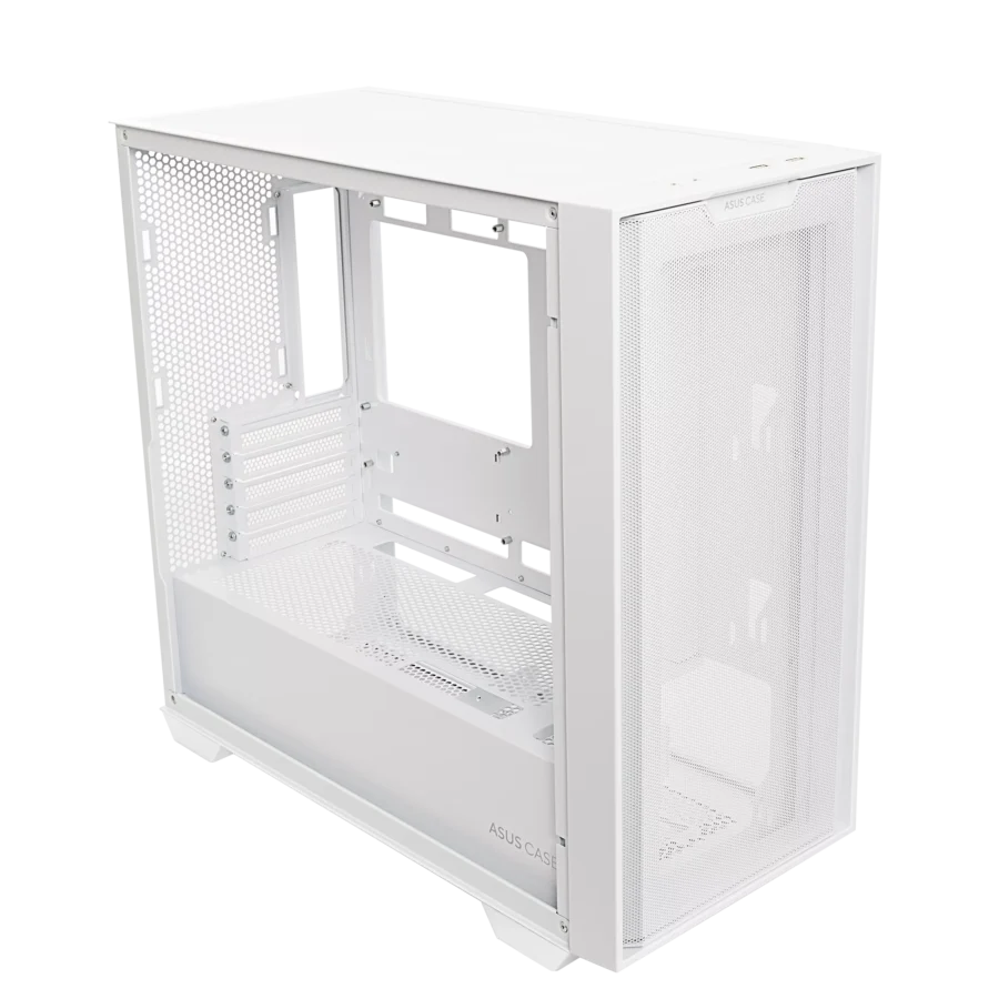 Asus Prime A21 White Angled Side View