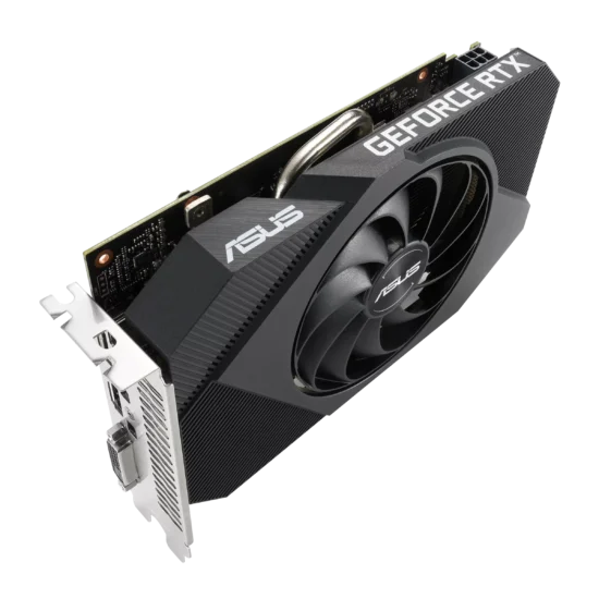 ASUS Phoenix NVIDIA GeForce RTX 3050 V2 Angled Top View