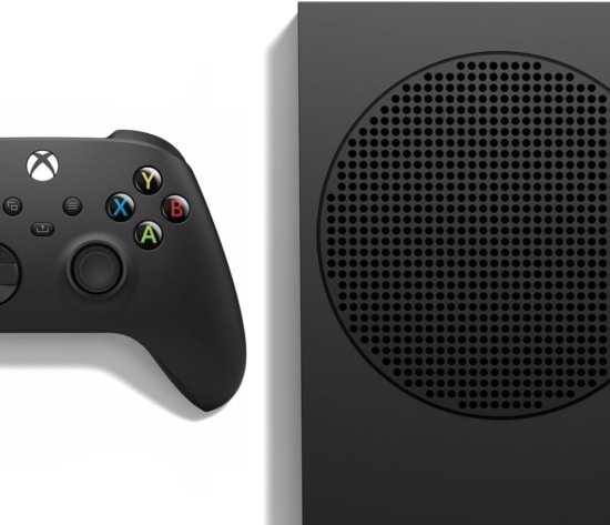 Xbox Series S 1TB Carbon Black Console & Controller View