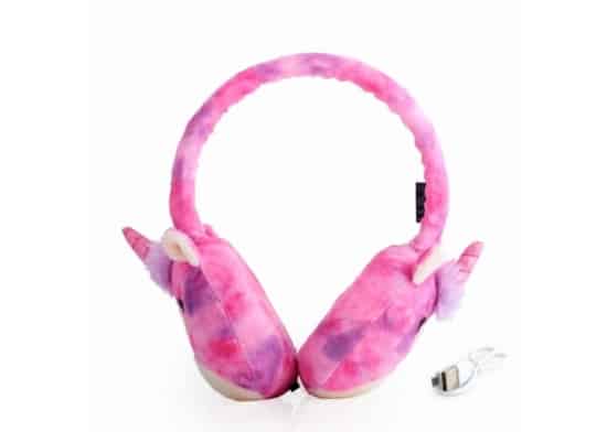 Squishmallows plush Bluetooth Headphones - Lola the Unicorn Image 3