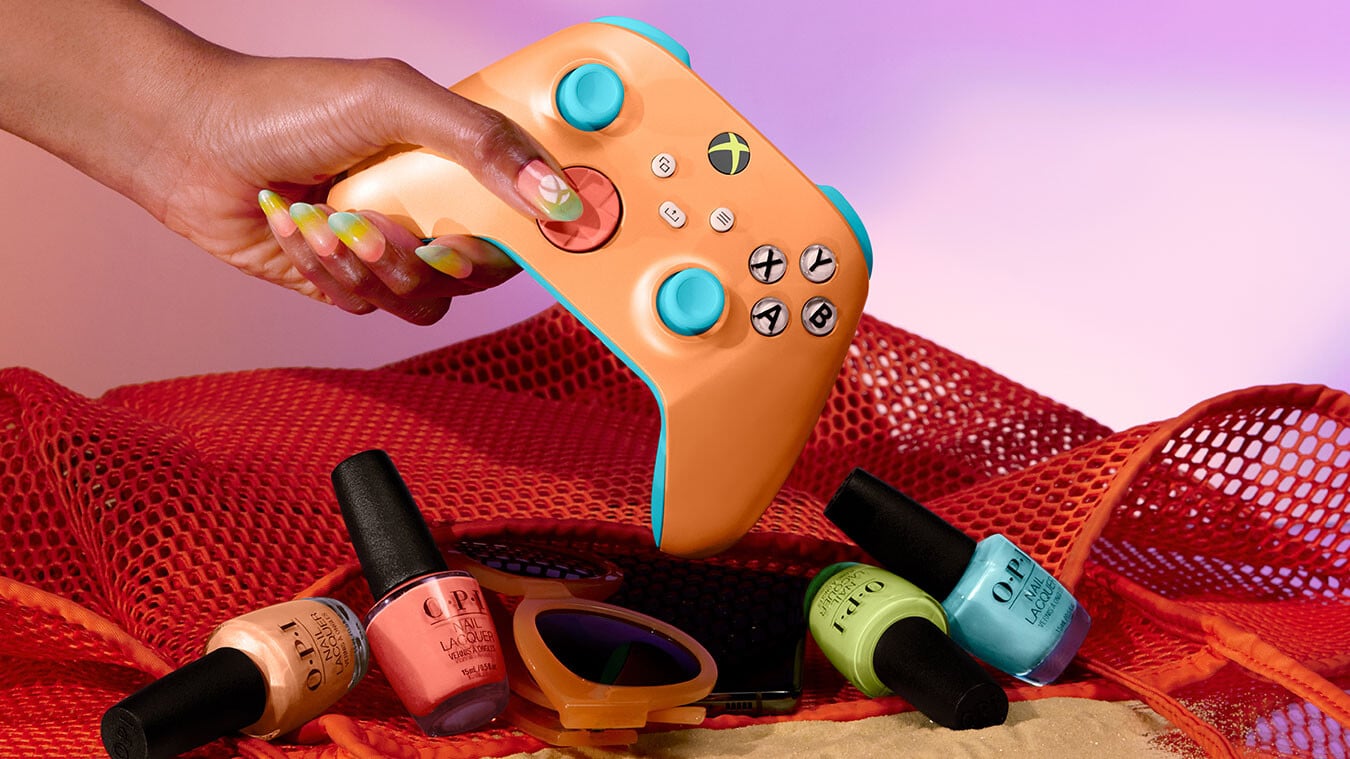 Xbox Wireless Controller - Sunkissed Vibes OPI Special Edition Promo 3