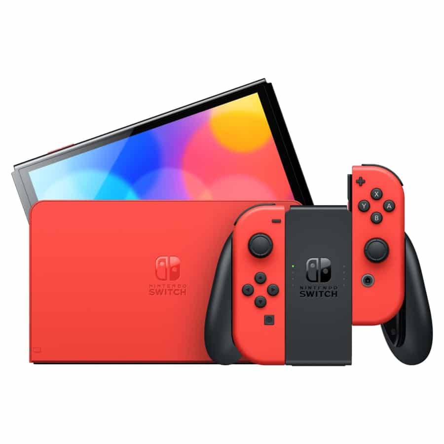 Nintendo Switch OLED Model Mario Red Edition Image 1