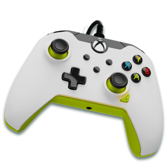 PDP Wired Controller - Electric White (Xbox X|S, Xbox One, PC)