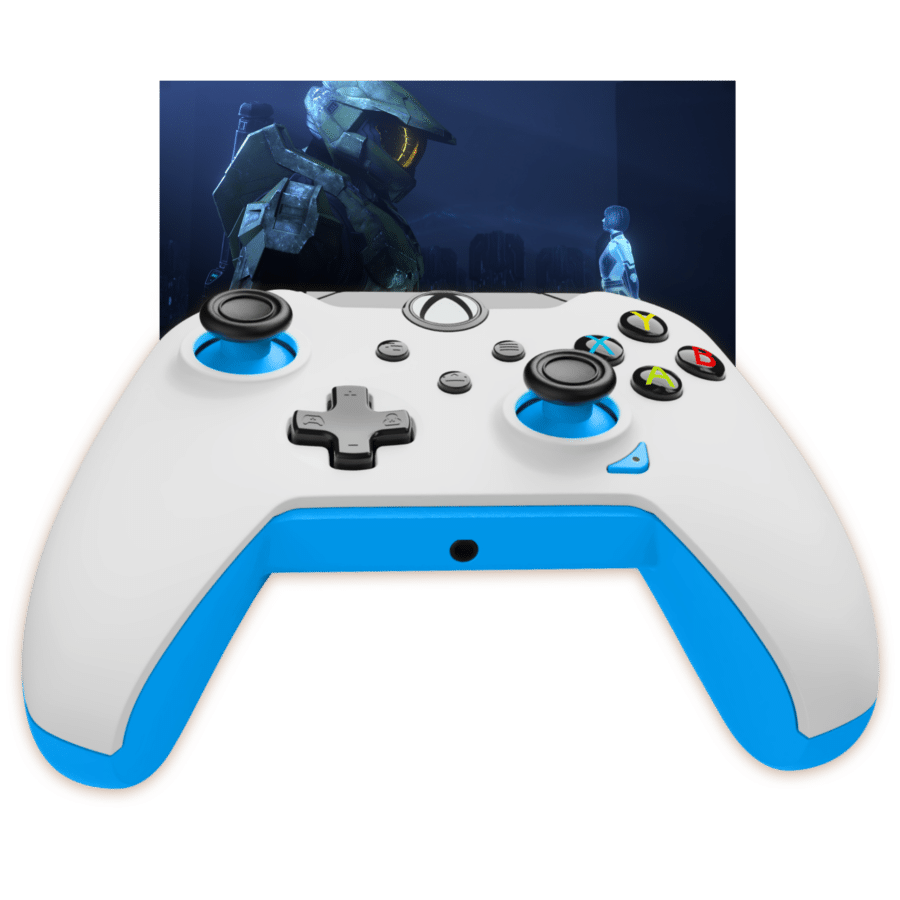 PDP Wired Controller - Ion White (Xbox X|S, Xbox One, PC)