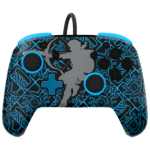 PDP Nintendo Switch Rematch Glow Wired Controller - Sheikah Shoot