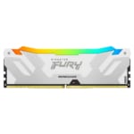 Kingston FURY Renegade RGB 32GB (2 x 16GB) 7600MHz DDR5 Memory Kit - White/Silver