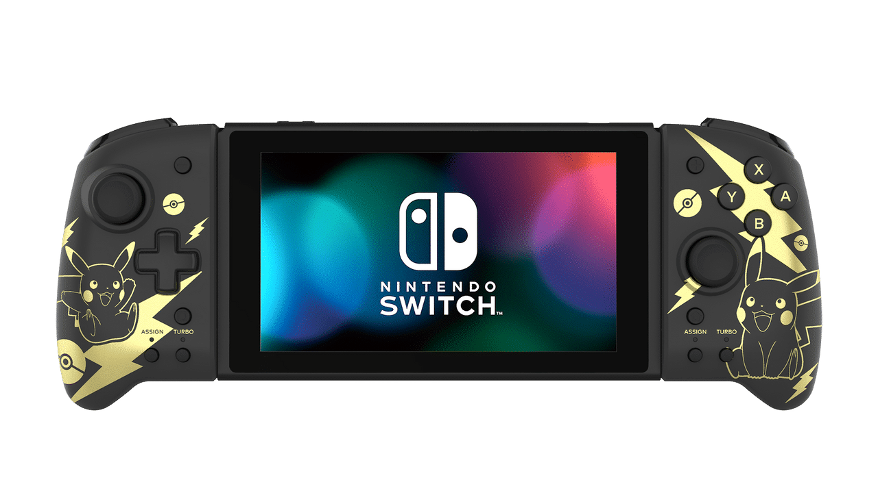 Nintendo Switch HORI Split Pad Pro Controller - Pokémon: Pikachu Black & Gold