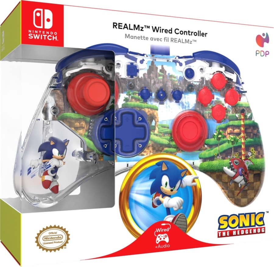 Buy PDP Nintendo Switch REALMz Wired Controller - Sonic Green Hill 