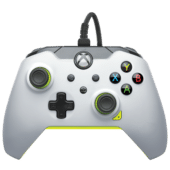 PDP Wired Controller - Electric White (Xbox X|S, Xbox One, PC)
