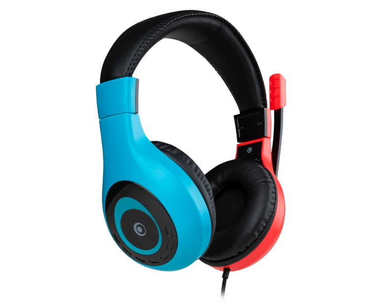 Nacon Wired Stereo Headset - Red and Blue