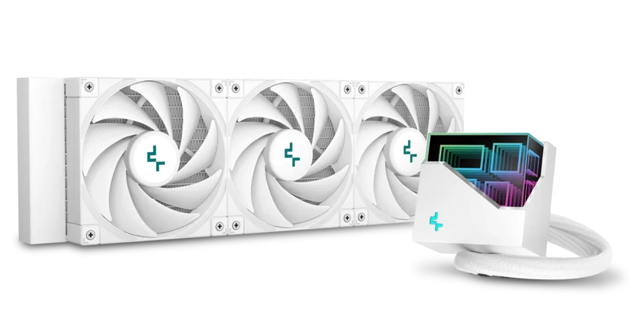DeepCool LT720 360mm All-In-One Liquid CPU Cooler - White